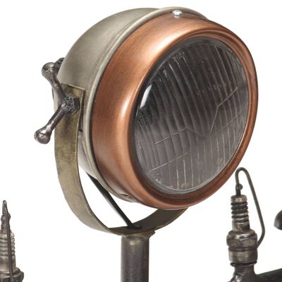 vidaXL Stojanová lampa s dizajnom opravára železná