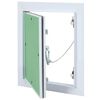 vidaXL Access Panel Zelen&aacute; a strieborn&aacute; 25 x 30 cm