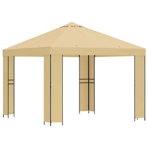 vidaXL Alt&aacute;nok 3 x 3 m Kr&eacute;mov&aacute; Polyester a oceľ 190 gsm