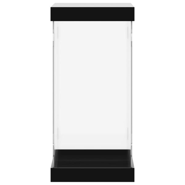 vidaXL Vitrína priehľadná 17x12x25 cm akryl