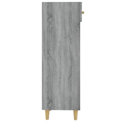 vidaXL Botník sivý dub sonoma 30x35x105 cm spracované drevo