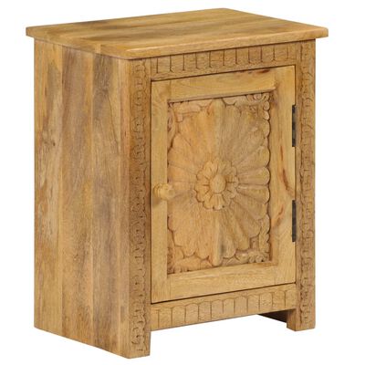 vidaXL Nočný stolík z masívneho mangovníkového dreva 40x30x50 cm