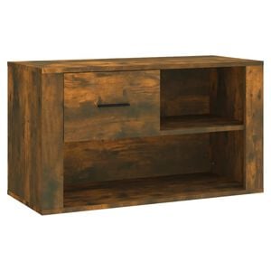 vidaXL Botn&iacute;k dymov&yacute; dub 80x35x45 cm spracovan&eacute; drevo