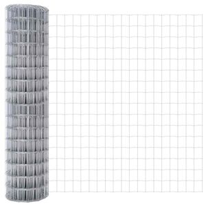 vidaXL Euro plot Strieborná 1.2 x 10 m