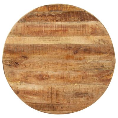 vidaXL Jedálenský stôl okrúhly 100x100x75 cm surové mangovníkové drevo