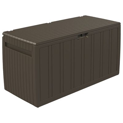 vidaXL Úložný box hnedý 117x45,5x57,5 cm 270 L