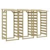 vidaXL Pergola so strechami 3 ks100x90x200 cm impregnovan&eacute; borovicov&eacute; drevo