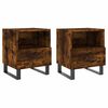 vidaXL Nočn&eacute; stol&iacute;ky 2 ks dymov&yacute; dub 40x35x47,5 cm kompozitn&eacute; drevo