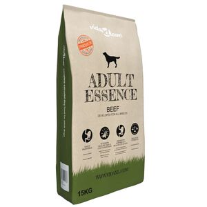vidaXL Pr&eacute;miov&eacute; such&eacute; krmivo pre psov Adult Essence Beef 15 kg