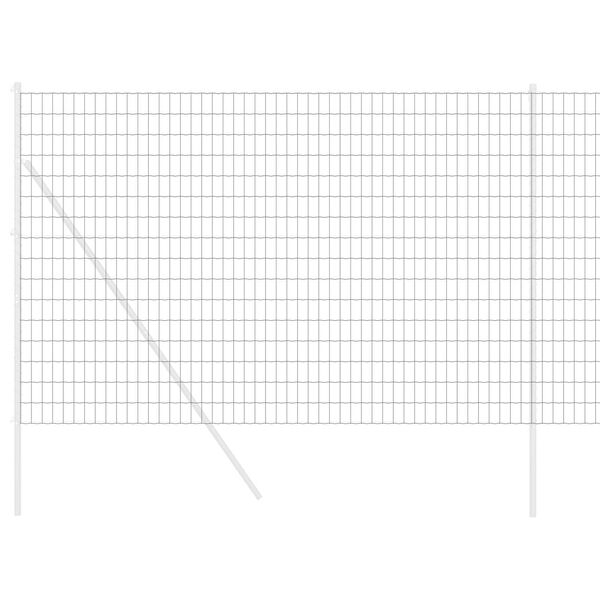 vidaXL Euro plot Sivá 1.5 x 10 m Železo potiahnuté PVC