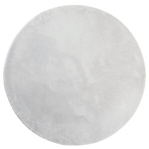 vidaXL Koberec HUARTE kr&aacute;tky vlas m&auml;kk&yacute; a um&yacute;vateľn&yacute; siv&yacute; &Oslash; 100 cm