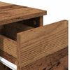 vidaXL Nočný stolík so zásuvkou staré drevo 20x36x60 cm
