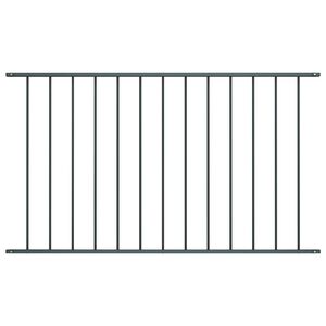 vidaXL Plotov&yacute; panel Woerden s pr&aacute;&scaron;kovou farbou, oceľ 163x75 cm, antracitov&yacute;