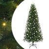 vidaXL Umel&yacute; vianočn&yacute; stromček Zelen&aacute; 240 cm PE a PVC