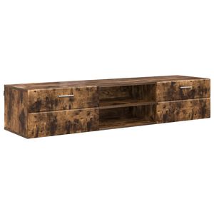 vidaXL Dreven&aacute; skrinka 150 x 39 x 30 cm Dymov&aacute; dub Kompozitn&eacute; drevo