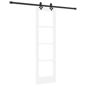 vidaXL Posuvn&eacute; dvere ORKDAL 61 x 198,5 cm Biela a čierna