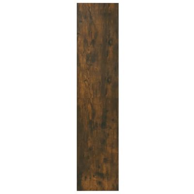 vidaXL Knižnica/rozdelovač tmavý dub 60x30x135 cm spracované drevo