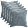 vidaXL Poťah na podložku 6 pcs HEERLEN Svetlomodr&aacute; 30 x 30 cm