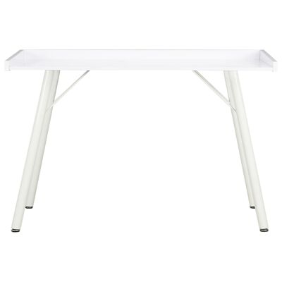 vidaXL Stôl biely 90x50x79 cm