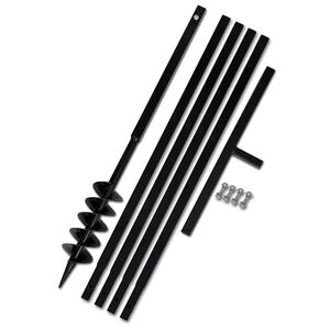 Zemn&aacute; vŕtačka 100mm s rukov&auml;ťou a 5 m oceľovou predlžovacou r&uacute;rkou