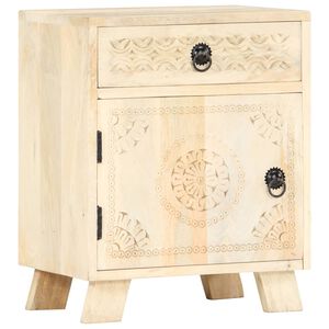 vidaXL Nočn&yacute; stol&iacute;k 40x30x50 cm mas&iacute;vne mangov&eacute; drevo