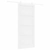 vidaXL Posuvn&eacute; dvere 93 x 211 cm Kompozitn&eacute; drevo Biela