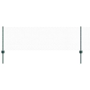 vidaXL Hexagon&aacute;lny plot s stĺpom 100 x 0,6 m PVC potiahnut&aacute; oceľ