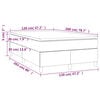 vidaXL Posteľný rám boxspring s matracom čierny 120x200 cm zamat