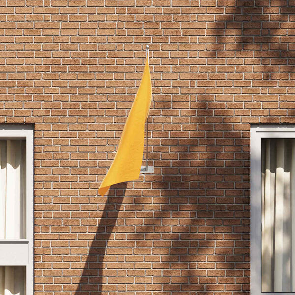 vidaXL Držitelj vlajky Strieborná 10.5 x 7.5 x 0.2 cm Oceľ