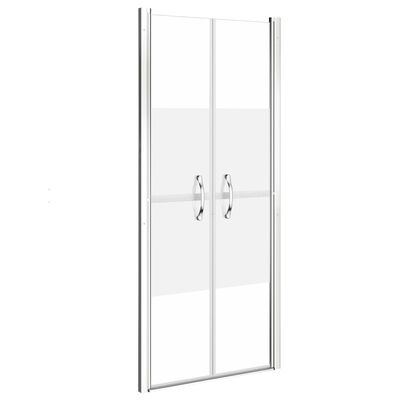vidaXL Sprchové dvere, polomatné, ESG 71x190 cm