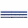vidaXL Podložka na ležadlo modro-biele pruhy oxfordská látka