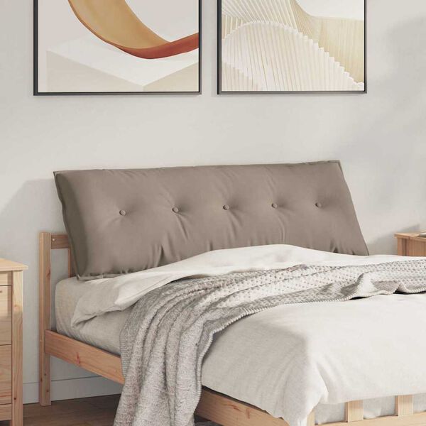 vidaXL Podu&scaron;ka na chrb&aacute;t Sivohned&aacute; 140 x 50 cm Mikrovl&aacute;kno