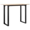vidaXL Jed&aacute;lensk&yacute; stol&iacute;k v tvare O 100x50x75 cm borovica a oceľ
