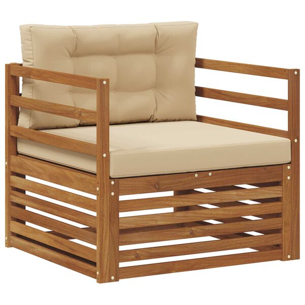 vidaXL Z&aacute;hradn&aacute; s&uacute;prava gaučov Mas&iacute;vne ak&aacute;ciov&eacute; drevo a polyester