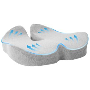 vidaXL Vank&uacute;&scaron; s vank&uacute;&scaron;om Svetlosiv&aacute; 50 x 43 x 10 cm Bavlna