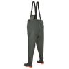 vidaXL Rybárske nohavice na brodenie s topánkami zelené veľkosť 41