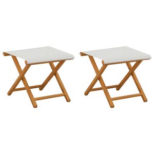 vidaXL Leh&aacute;tko 2 pcs Mas&iacute;vne eukalyptov&eacute; drevo Kr&eacute;mov&aacute;