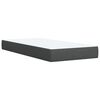 vidaXL Boxspring posteľ s matracom tmavosivá 100x200 cm látka
