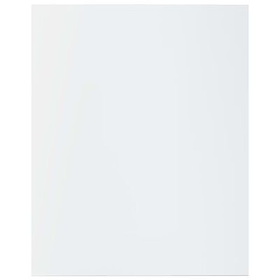 vidaXL Prídavné police 4 ks, lesklé biele 40x50x1,5 cm, drevotrieska