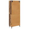 vidaXL Highboard Star&eacute; drevo 69,5 x 34 x 180 cm Kompozitn&eacute; drevo