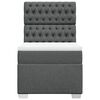 vidaXL Boxspring posteľ s matracom tmavosiv&aacute; 90x200 cm l&aacute;tka