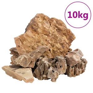 vidaXL Dračie kamene 10 kg hned&eacute; 5-30 cm