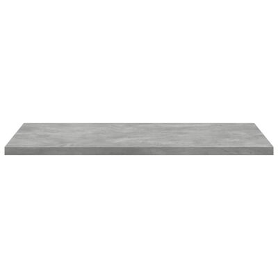 vidaXL Prídavné police 8 ks, betónovo sivé 40x50x1,5 cm, drevotrieska