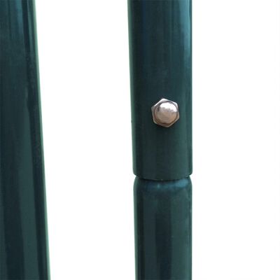 vidaXL Záhradná plotová brána, 100x100 cm, zelená