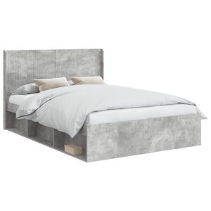 vidaXL Posteľov&yacute; r&aacute;m s &uacute;ložn&yacute;m priestorom a čelom 3 pcs