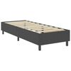 vidaXL Posteľ boxspring tmavošedá látková 100x200 cm
