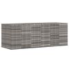 vidaXL Z&aacute;hradn&yacute; box na vank&uacute;&scaron;e z polyratanu 291x100,5x104 cm siv&yacute;