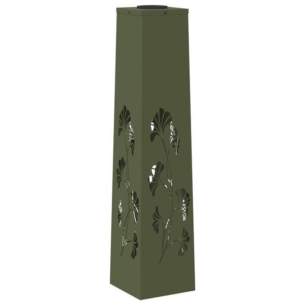 vidaXL Sol&aacute;rne LED svetlo na chodn&iacute;k 2 pcs Olivov&aacute; zelen&aacute;