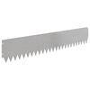 vidaXL Obrubn&iacute;k tr&aacute;vnika 20 pcs 103 x 20 cm Oceľ Strieborn&aacute;