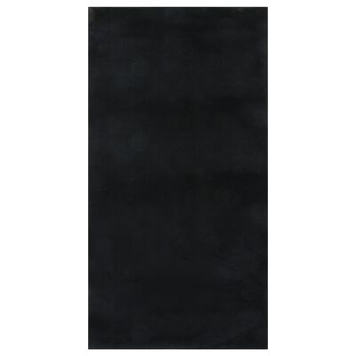 vidaXL Prateľný koberec, huňatý, krátky vlas 80x150 cm, protišmykový